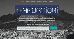 Desktop Screenshot of institutoafortiori.org